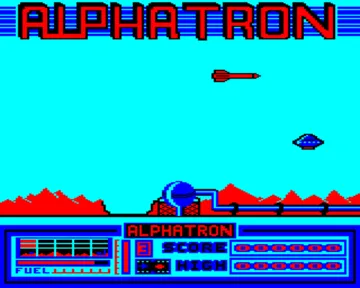 Alphatron (19xx)(Tynesoft)[a][ALPLOAD] screen shot game playing